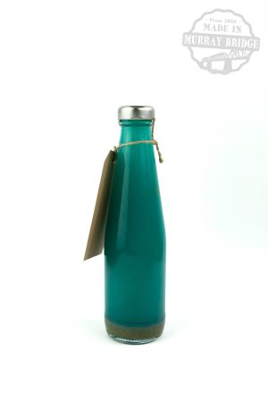 Beach in 2050 with algae bloom.  River Murray Youth Council